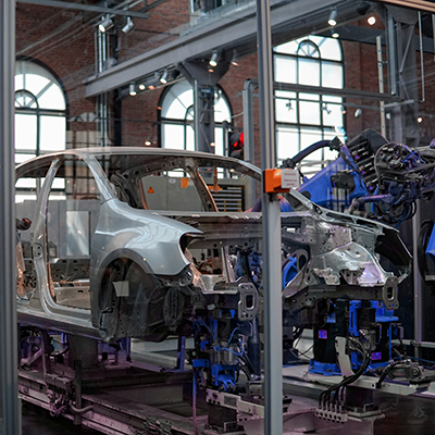 Automated automotive production line